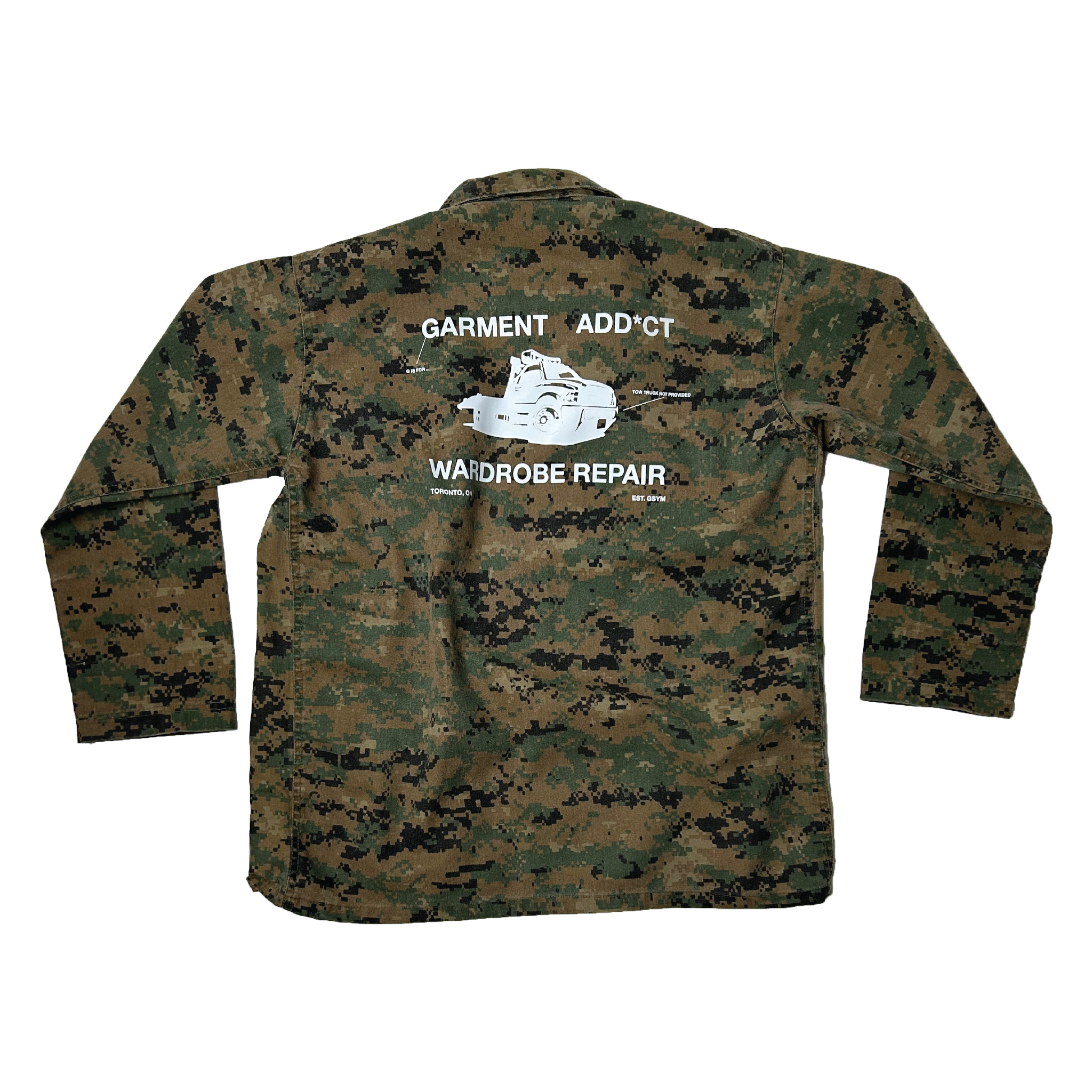 Camo Trench Jacket